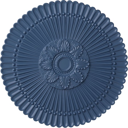 Ekena Millwork Nexus Ceiling Medallion (Fits Canopies up to 2 3/4"), Hand-Painted Americana, 30"OD x 1 1/4"P CM30NEAMF